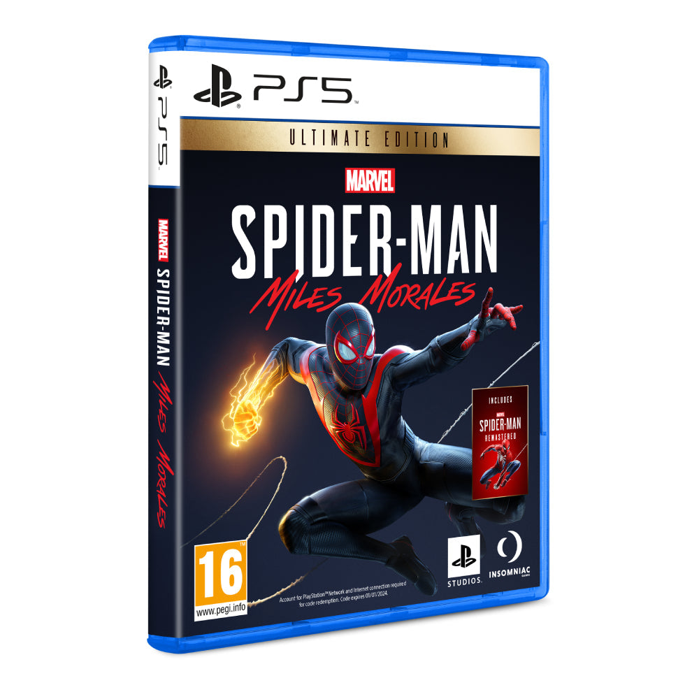 Sony PS5 Game CD For Marvel's Spider Man Miles Morales