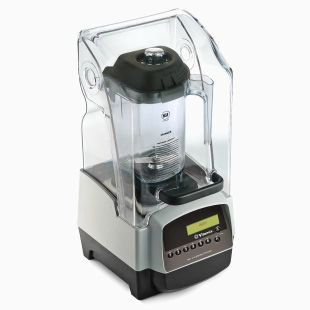 Vitamix Beverage Blender With Reduced Cover Touch &Go  Blending Station