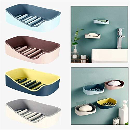 ABS Plastic Adhesive Waterproof Kitchen, Bathroom Soap Dish Holder