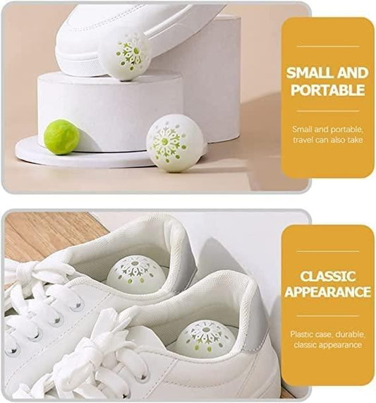 6 Pcs Air Freshener Deodorizer Balls for Shoes Bags Lockers