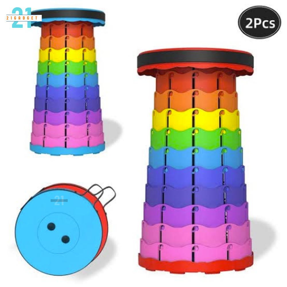 Retractable Portable Lightweight colourful Folding Stool