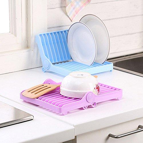 Foldable Dish Drying Rack For Dish, Bowls, Crockery