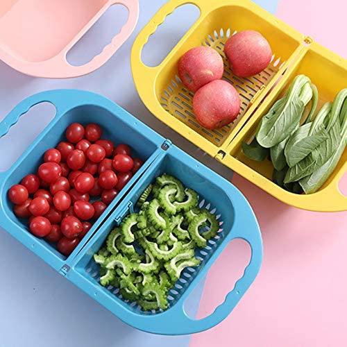 Foldable Drain Basket For Fruits & Vegetable