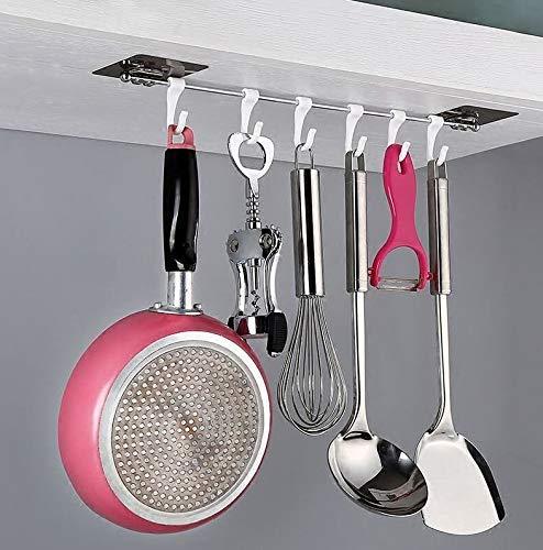 Stainless Steel 6 Hook Hanger for Kitchen