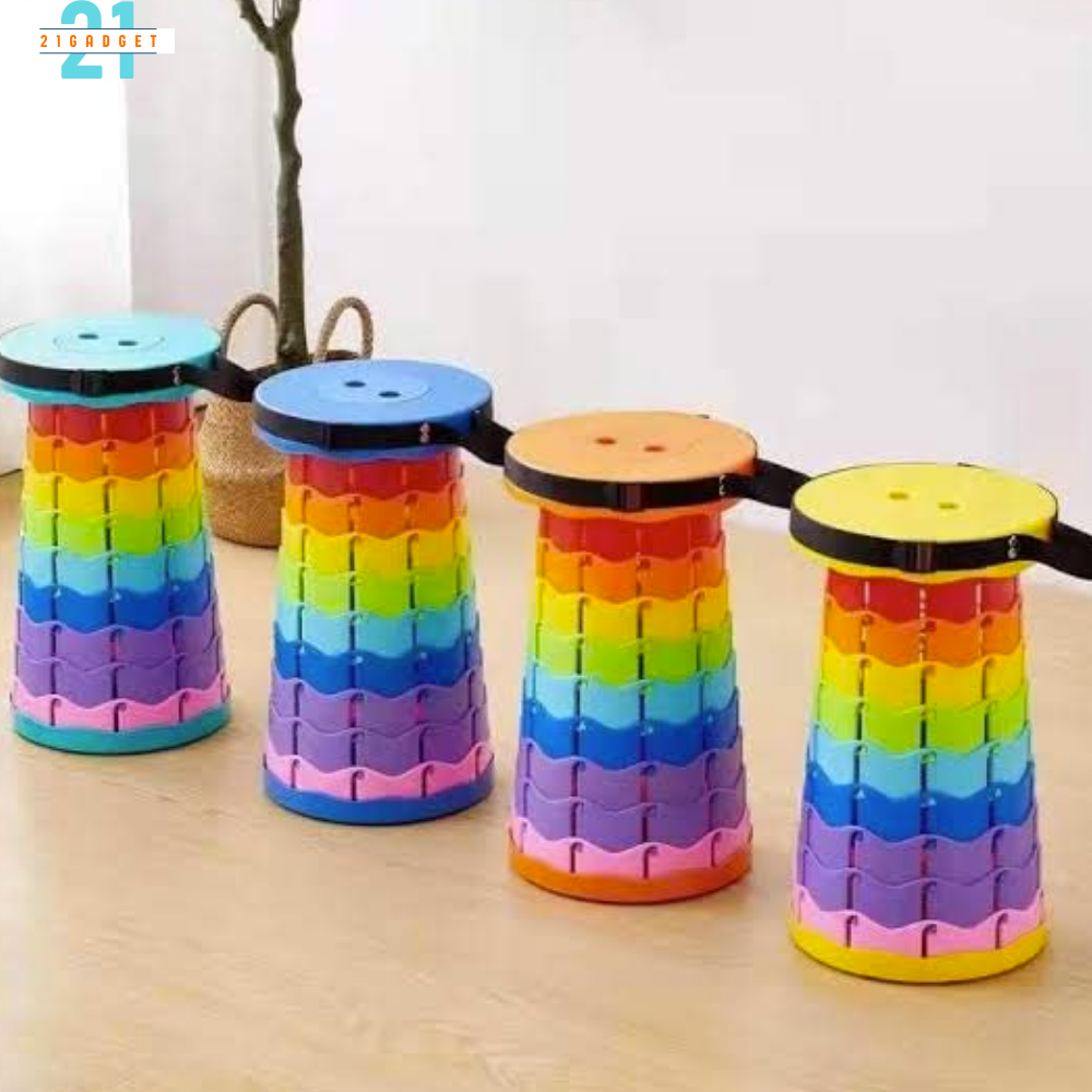 Retractable Portable Lightweight colourful Folding Stool