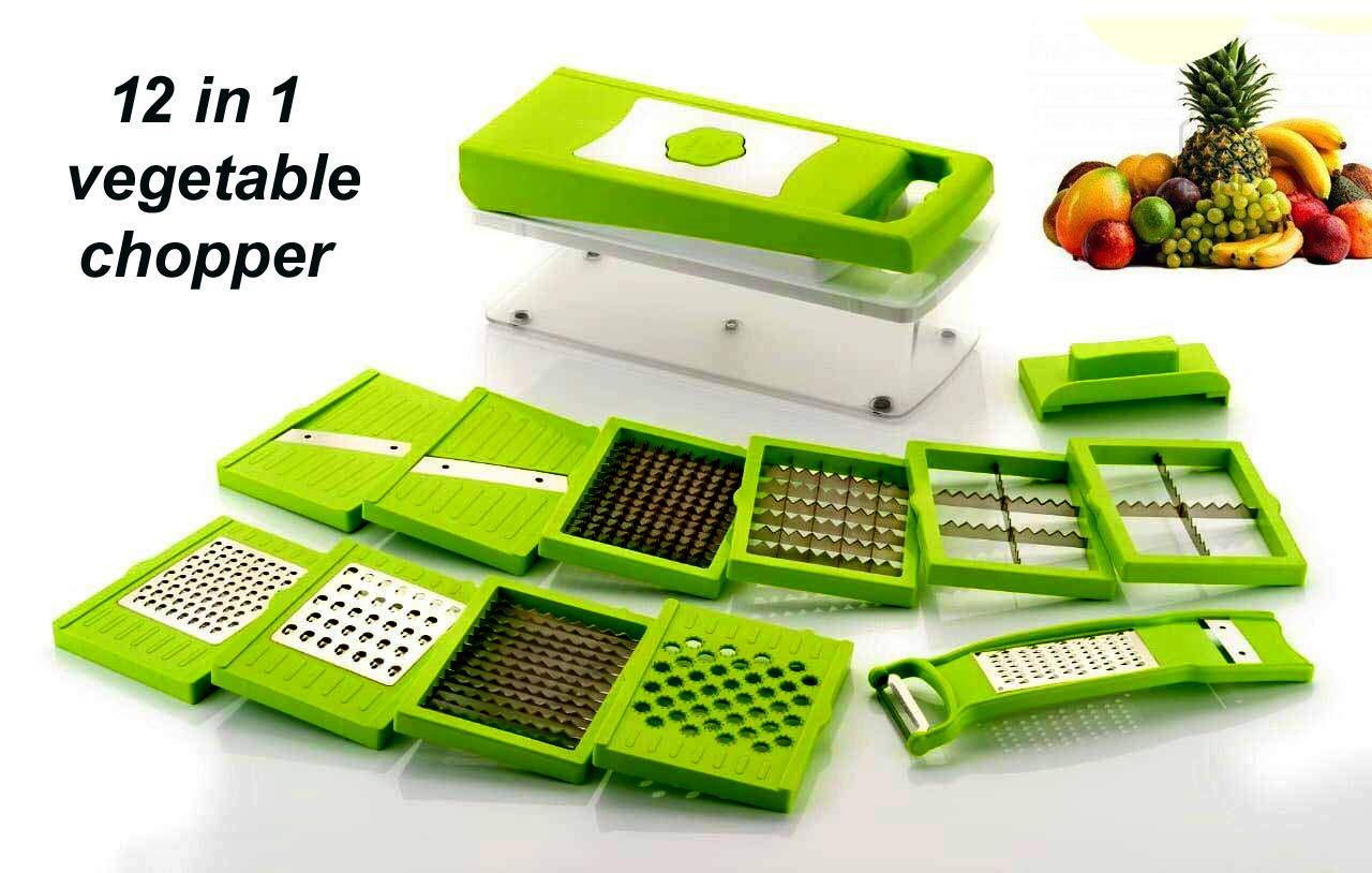 MultiPurpose 12 In 1 - Vegetable And Fruit Chopper/Slicer