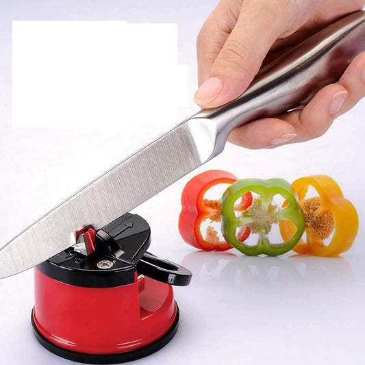 Manual Kitchen Knife Sharpener With Suction Pad