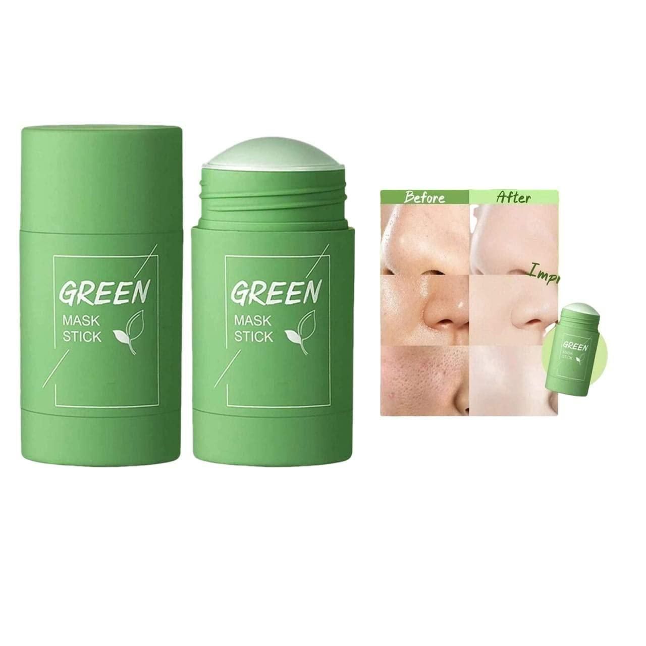 Green Tea Herbal Mask Stick Cream for Removes Blackheads