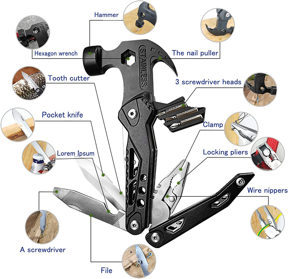 12 in 1 Multifunctional Hammer -All in One Hammer