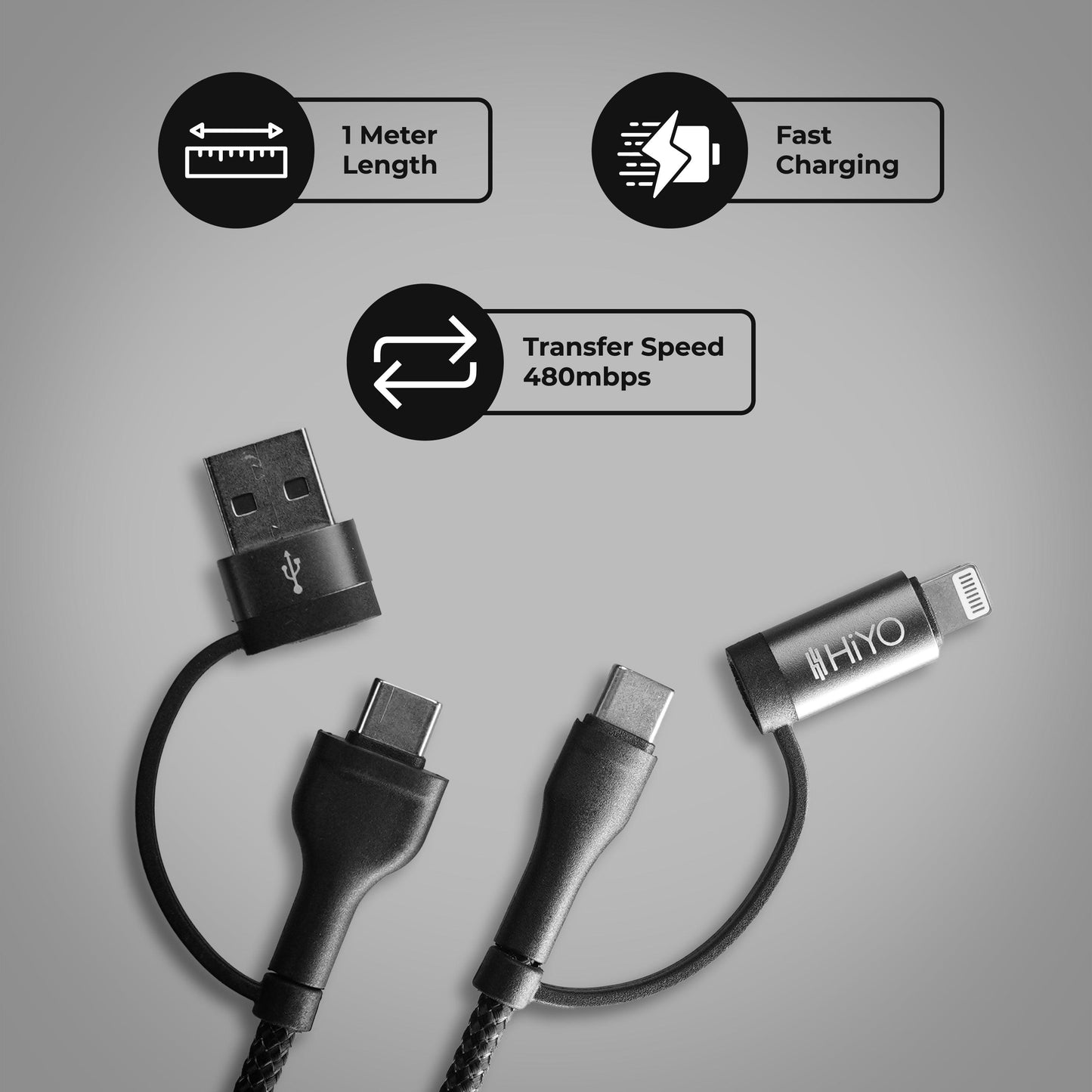 Powerflex 4-in-1  Fast Charging  Cable