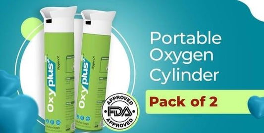 Oxyplus Portable Oxygen System 8 Ltr (Pack Of 2)