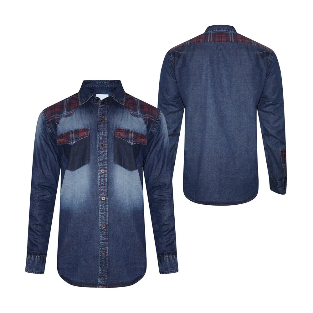 Men's Clothing Wholesale Casual Fashion Long Sleeves Men Denim / New Arrival Light Weight Best Design Denim