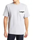 Men's Loose Fit T shirt Heavyweight Short sleeve Pocket Cotton Custom Printing Logo Men T Casual From Bangladesh