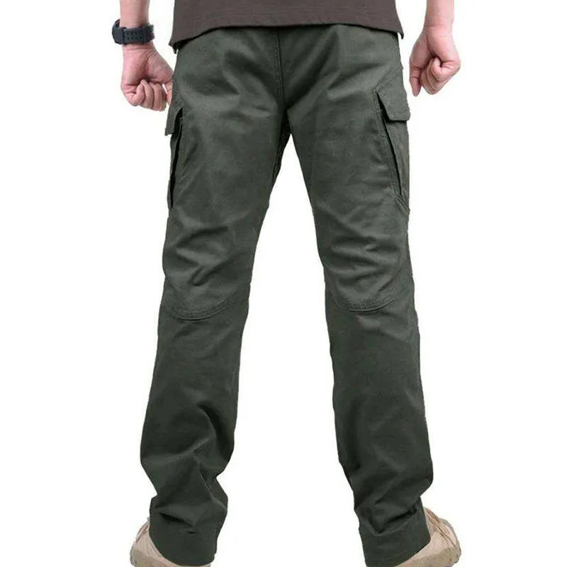 Tactical Comfortable Cargo Pants For Men Pants 100% Cotton Custom Pockets Stretch Flexible Men Casual Trousers