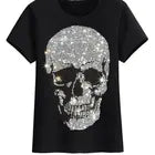 Stylish Branded T Shirts Custom Men Rhinestone Transfer T- Custom Logo Rhinestone TShirt For Men