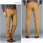 Sizes 29-40 Hot Sale Business Casual Pants Men Spring Autumn Clothing Slim Straight Suit Cotton Trousers