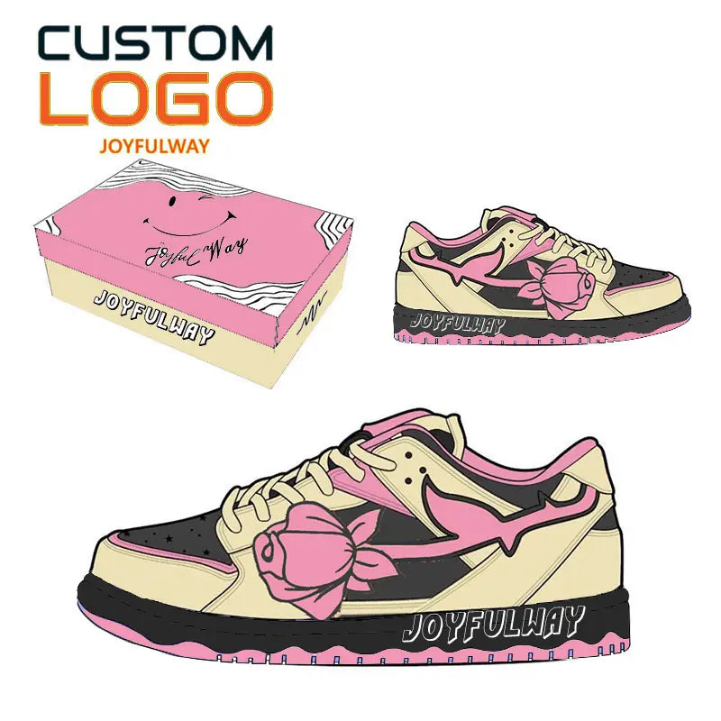 Best Selling OEM/OMD Factory fur JOYFUL WAY DUNKS Custom Sneaker with Logo Designer Custom Low