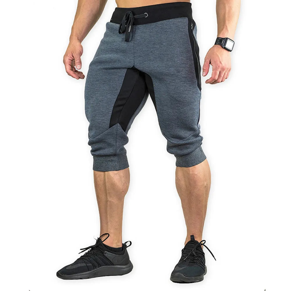 Wholesale Manufacturer 3/4 Men's workout bodybuilding clothing OEM GYM fitness sweatpants joggers