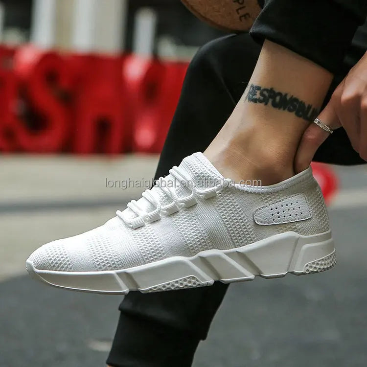 Fashionable Cheap Sport Shoes cool man shoes with black white gray colors