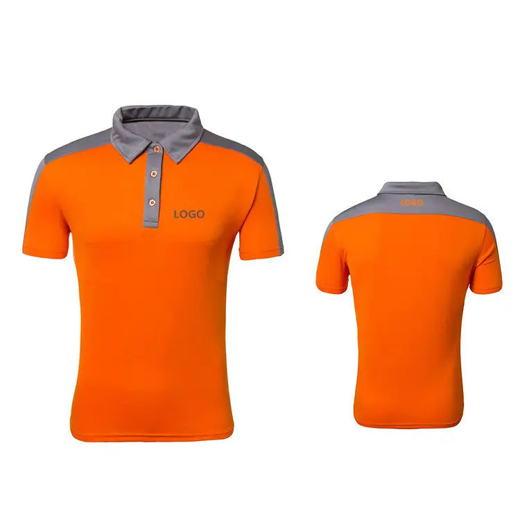 Fancy polo t-shirts sports quick drying lapel golf polo for men