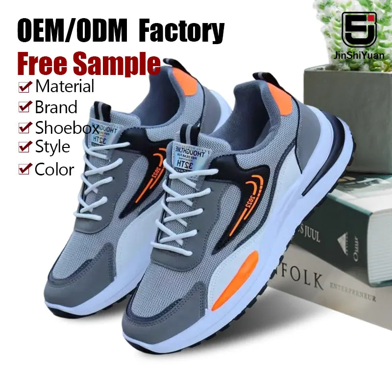 JSYWD-310 2023 Men shoes sneakers loafer custom New design mens running sneakers breathable fitness walking style for men