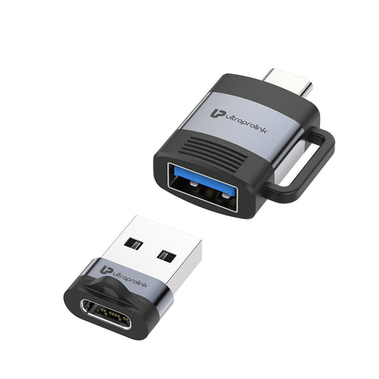 C-Adapt Duo USB Type C  USB-A Male-Female OTG Adapters UL1076