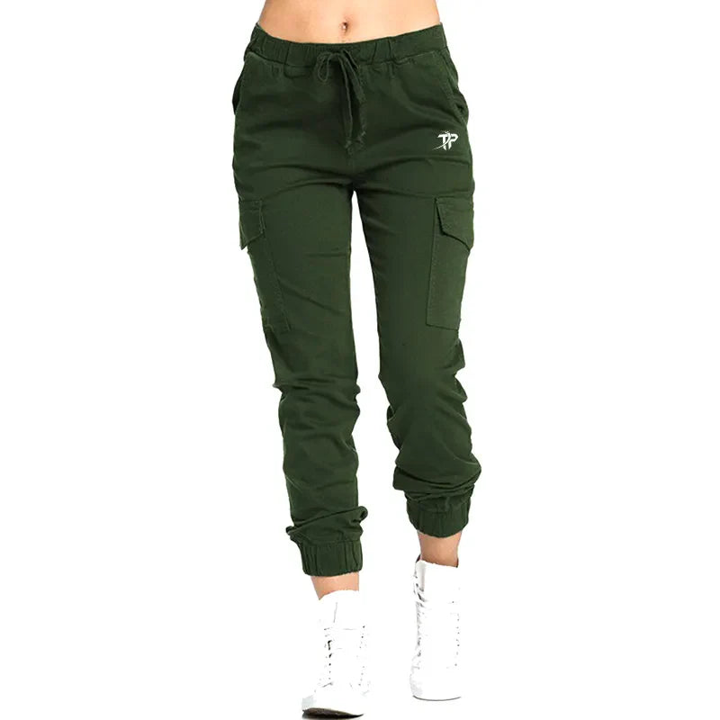 Casual Fitness Wear Women's Workout Joggers Yoga Sweatpants Women yoga Drawstring Cargo