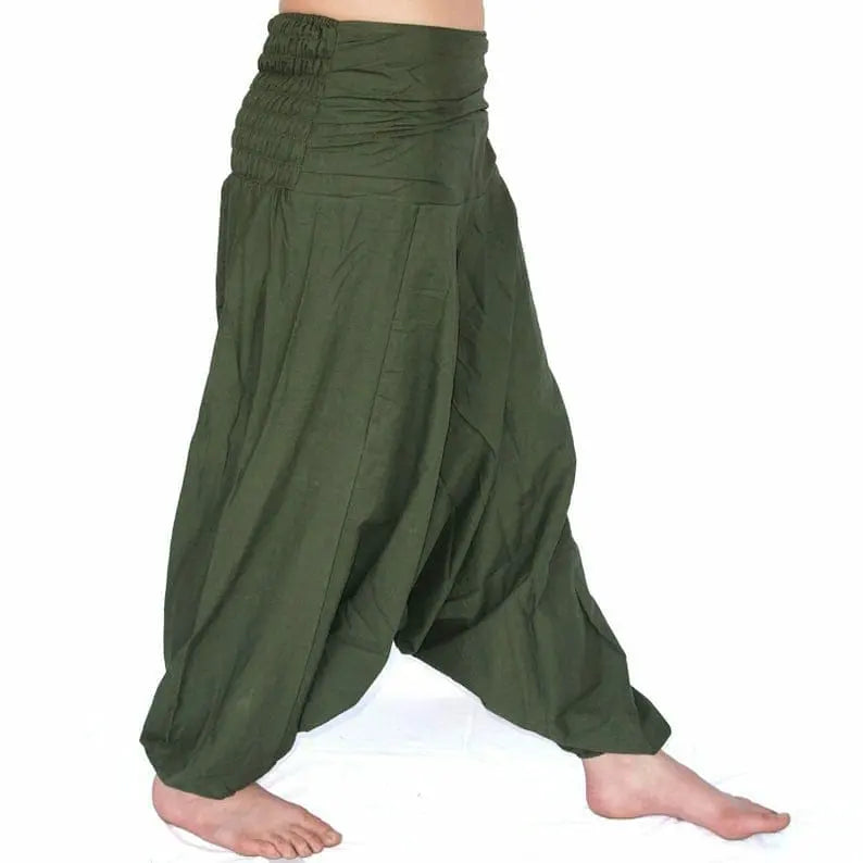 Plain Cotton Simple Dhoti Pants for Woman