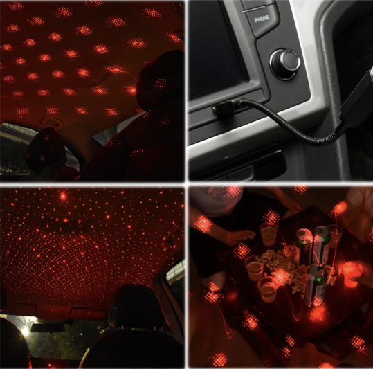 USB Car LED Projector for car / home