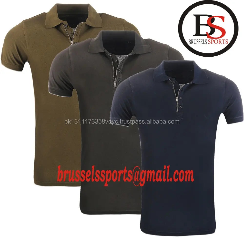 Brussels Sports high quality striped t shirt Custom logo 100% Cotton plus size men's printing