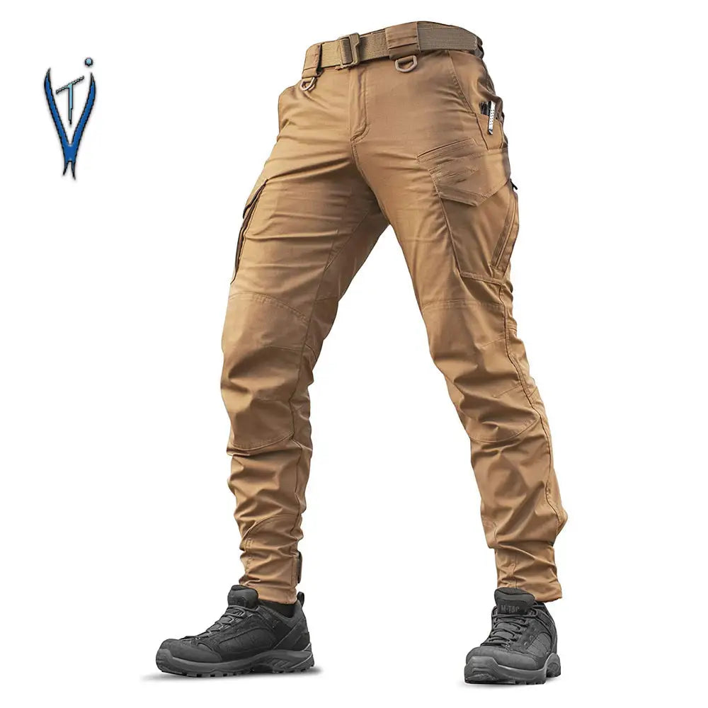 Wholesale Men Multi-pocket Hip Pop Pants Trousers Streetwear Sweatpants Male Casual